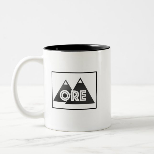 2 Couleurs 11 0z. Tasse de café de PNW (Gauche)