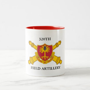 2 Couleurs 320TH TASSE d'ARTILLERIE de CAMPAGNE