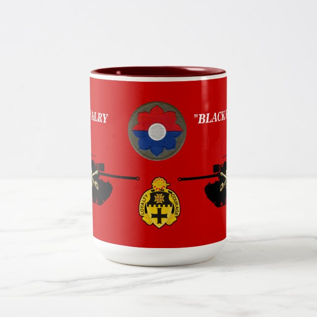 2 Couleurs 3/5th Tasse de la cavalerie M48A3 Patton (Centre)