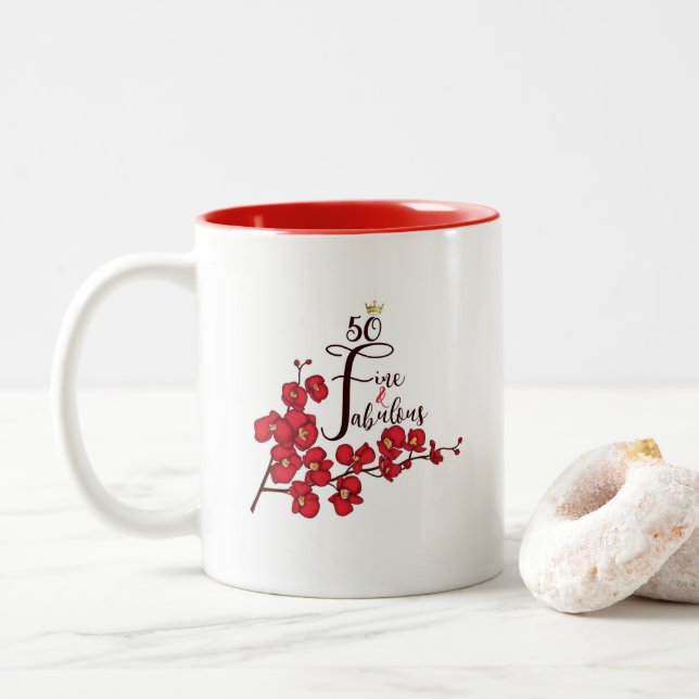 2 Couleurs 50 tasse de café fine et fabuleuse (Avec donut)