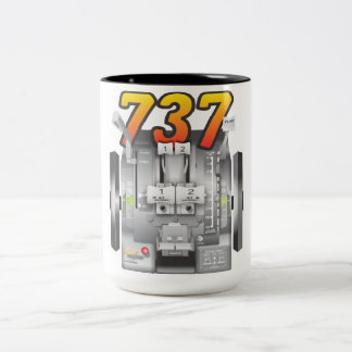 2 Couleurs 737 tasse 15 oz