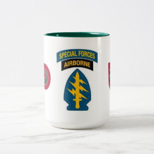 2 Couleurs 7ème TASSE de GROUPE de FORCES SPÉCIALES