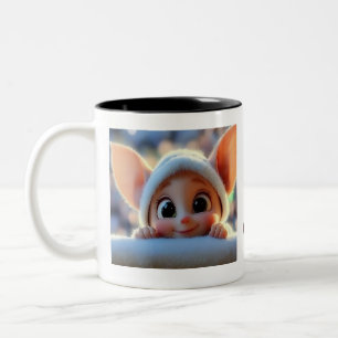 2 Couleurs Adorable tasse à café "Je vous vois"