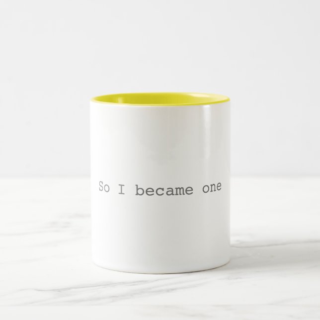 2 Couleurs Ainsi je suis devenu une tasse (Centre)