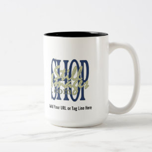 2 Couleurs Ajoutez votre logo de société à cette tasse