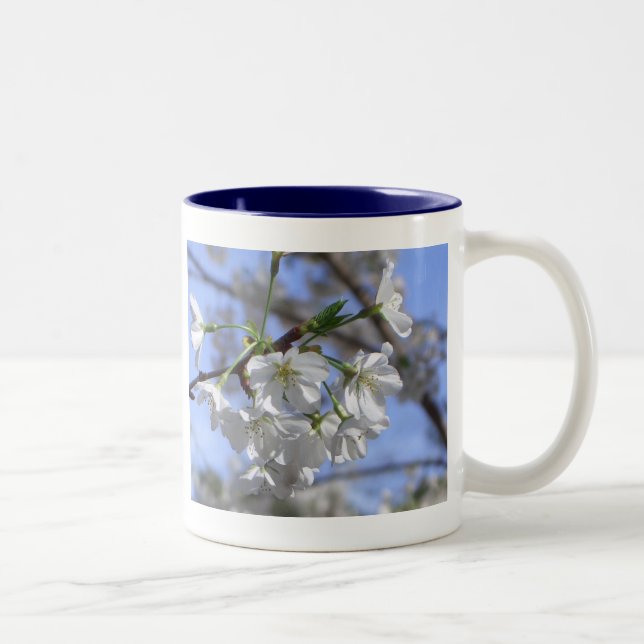 2 Couleurs AK- tasse de fleurs de cerisier (Droit)