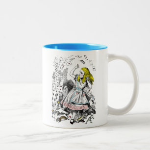 2 Couleurs Alice dans la tasse de cartes de jeu de vol du