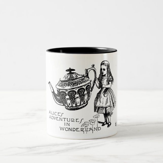 2 Couleurs Alice dans la tasse du pays des merveilles (Centre)