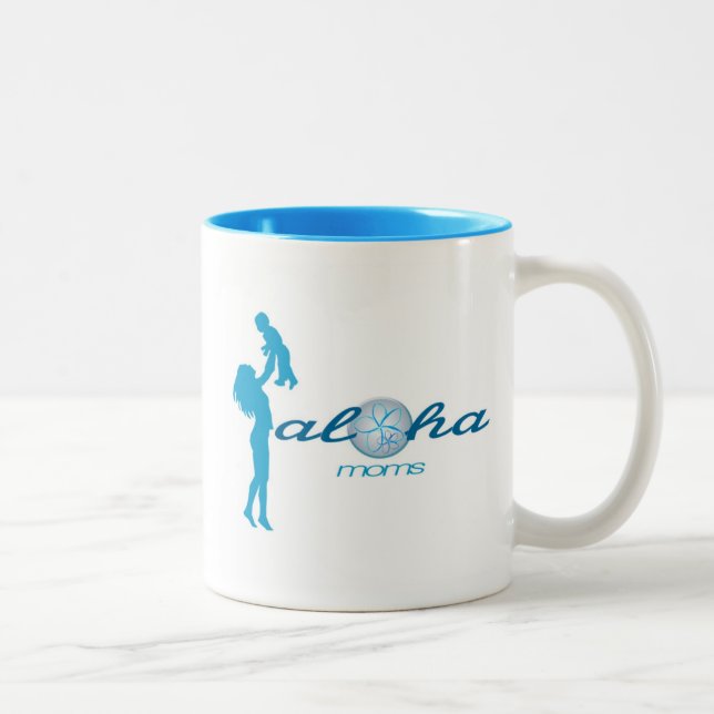 2 Couleurs Aloha tasse d'amants de café de mamans (Droit)