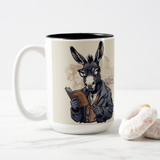2 Couleurs Âne sage — Tasse