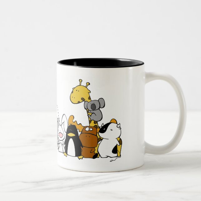 2 Couleurs Animaux pour la tasse de SIDA (Droit)