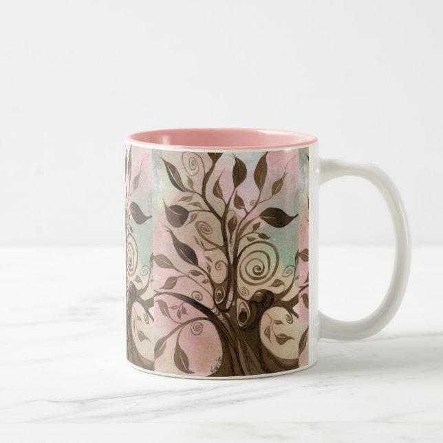 2 Couleurs Arbre de tasse de la vie (Droit)
