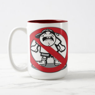 2 Couleurs Arrêtez la tasse de café de pleurnicherie