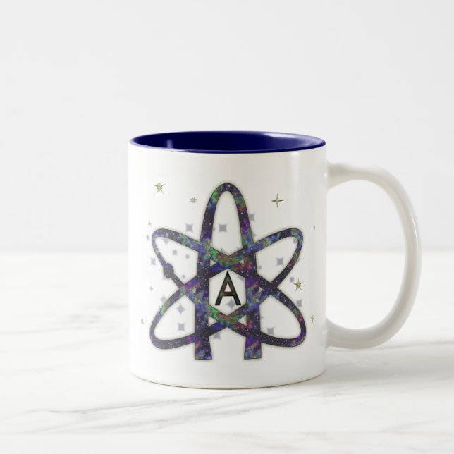 2 Couleurs Athée dans la tasse d'espace extra-atmosphérique (Droit)