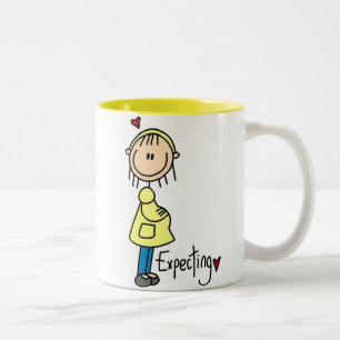 2 Couleurs Attendre une tasse de bébé