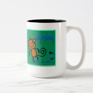 2 Couleurs Aucune queue ? Pas un singe - tasse