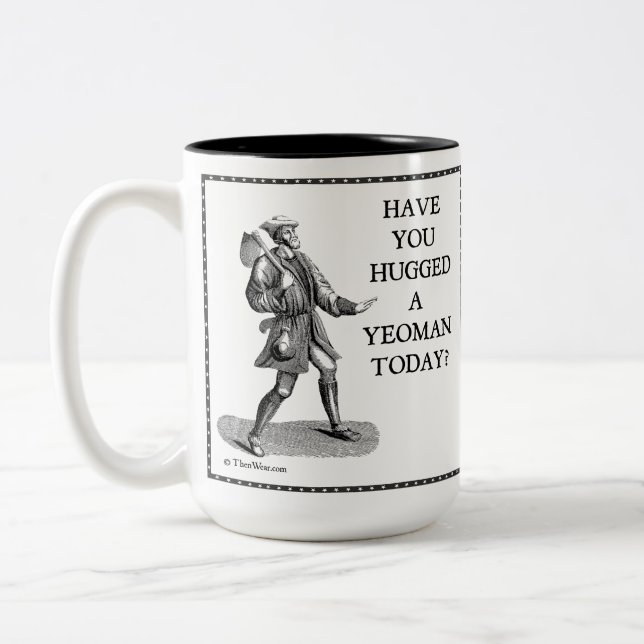 2 Couleurs Avez-vous étreint Yeoman aujourd'hui ? Tasse (Gauche)