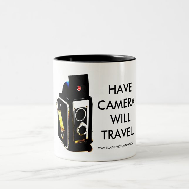 2 COULEURS AYEZ LE VOYAGE DE CAMERA.WILL. TASSE (Centre)