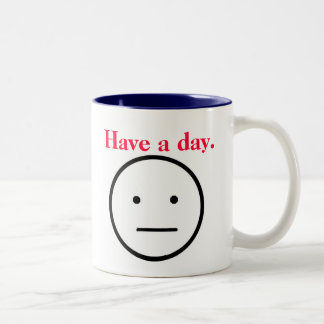2 Couleurs Ayez une tasse de jour