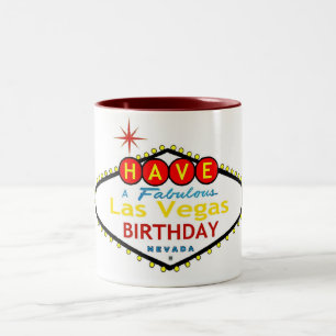 2 Couleurs Ayez une tasse fabuleuse d'anniversaire de Las