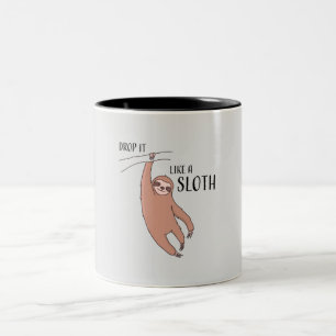 2 Couleurs Baisse il aiment une tasse de paresse