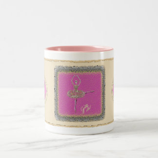 2 Couleurs Ballerine dans la tasse de tour de Fuette