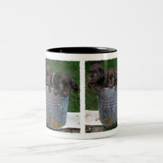 2 Couleurs Baquet de tasse de chocolat