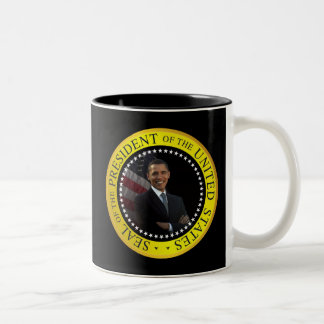 2 Couleurs Barack Obama - tasse présidentielle de joint