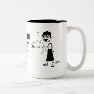 2 Couleurs Battement quelqu'un avec une tasse de requin de