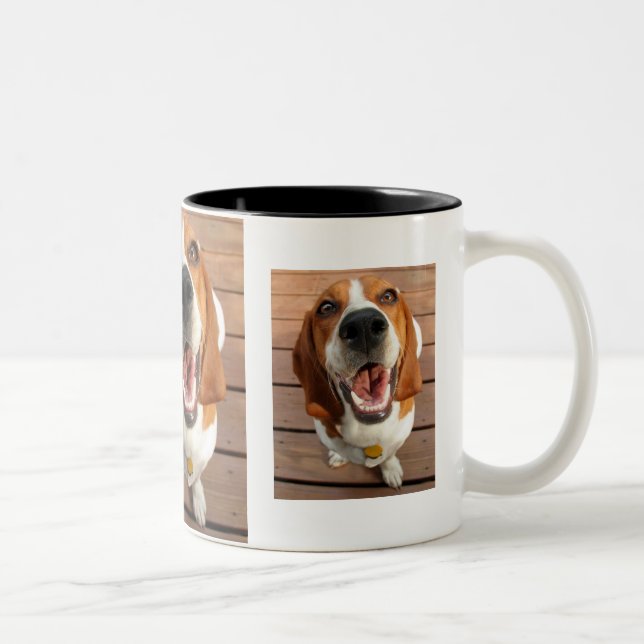 2 Couleurs Beagle amoureux tasse (Droit)