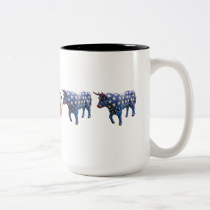 2 Couleurs "Bébé le boeuf d'étoile bleue" tasse de 15 once