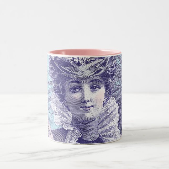 2 Couleurs Belle Époque - tasse de La de diva de siècle (Centre)