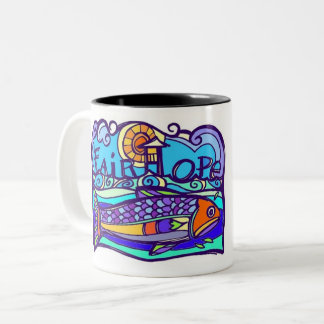 2 Couleurs Belle et unique tasse de Fairhope