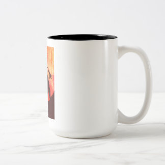 2 COULEURS BELLE TASSE DE CAFÉ DE FLEUR