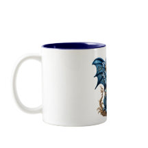 Bleu Bébé Dragon tasse bicolore