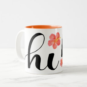 2 Couleurs Bonjour ! Tasse de ketmie