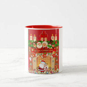 2 Couleurs Bonne tasse de Noël