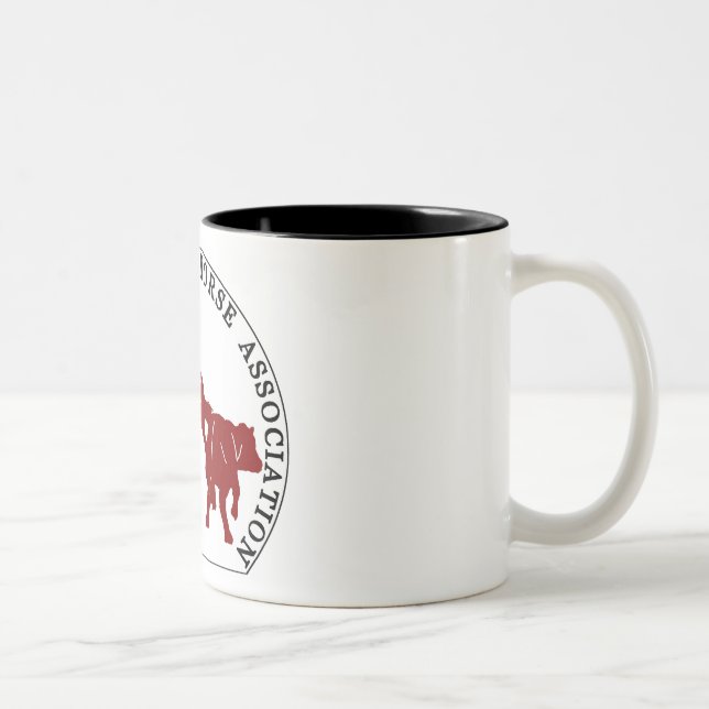 2 Couleurs Bordeaux de logo de Cabernet CHA Blanc de tasse (Droit)