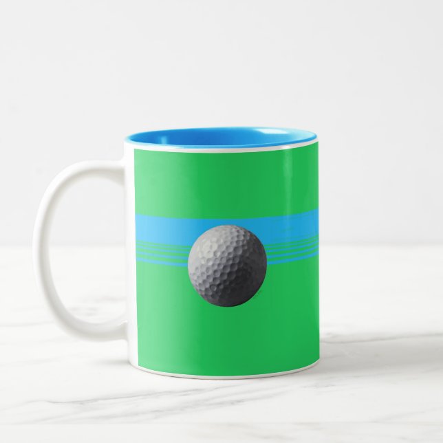 2 Couleurs Boule de golf bleu tasse à deux tons (Gauche)