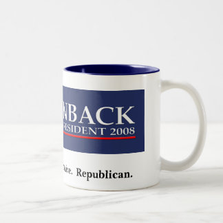 2 Couleurs BROWNBACK POUR la tasse du PRÉSIDENT café