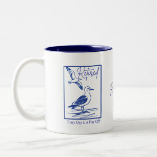 2 Couleurs Cadeau de tasse de retraite pour voyageurs