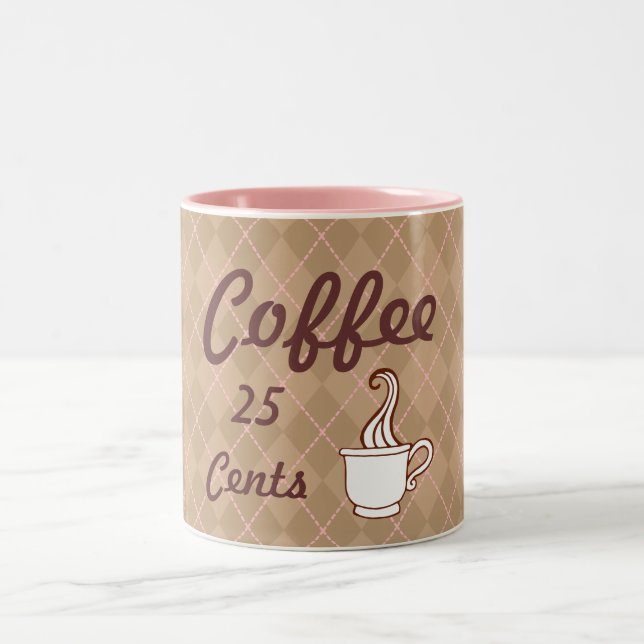 2 Couleurs Cadeau Tasse de Café (Centre)