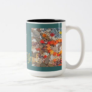 2 Couleurs Cadeaux de Tasse Patronne Merci Cœur Feuilles Roch