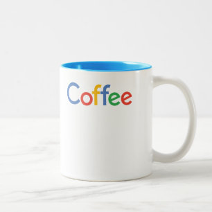 2 Couleurs café dans la tasse de police de google