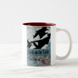 2 Couleurs Cartes sur la tasse de Tableau