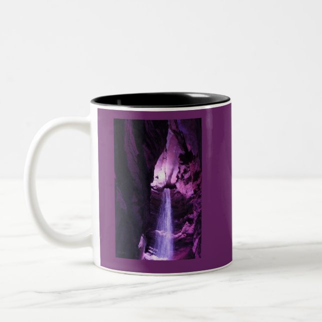 2 Couleurs Cascade violet tasse à deux tons (Gauche)