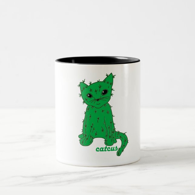 2 Couleurs Catcus : la tasse pour des fans de cactus et de (Centre)