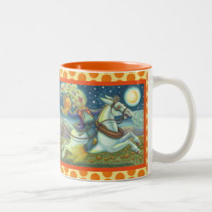 2 COULEURS CAVALIER SANS TÊTE ÉPEURVENTAIL, TASSE CLASSIQUE D
