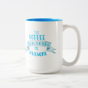 2 Couleurs "Ce café me fait" la tasse impressionnante