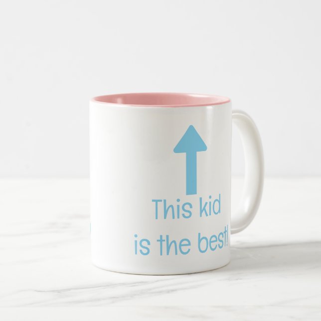 2 Couleurs Ce gosse est la meilleure tasse (Devant droit)